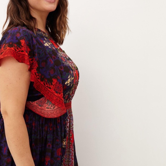 Anthropologie Elaine Ruffled Maxi Dress - Picture 4 of 11